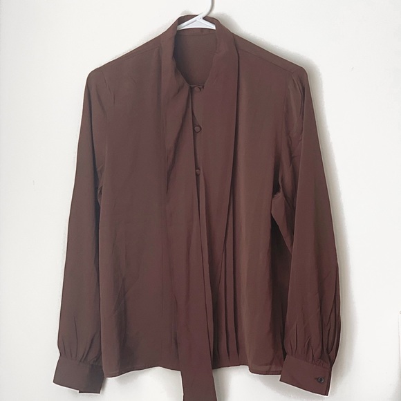 St Micheal brown top - Picture 1 of 6